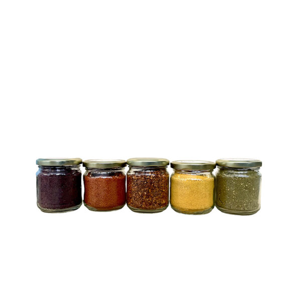 Za'atar Sumac Amba Chili vlokken harissa kruiden