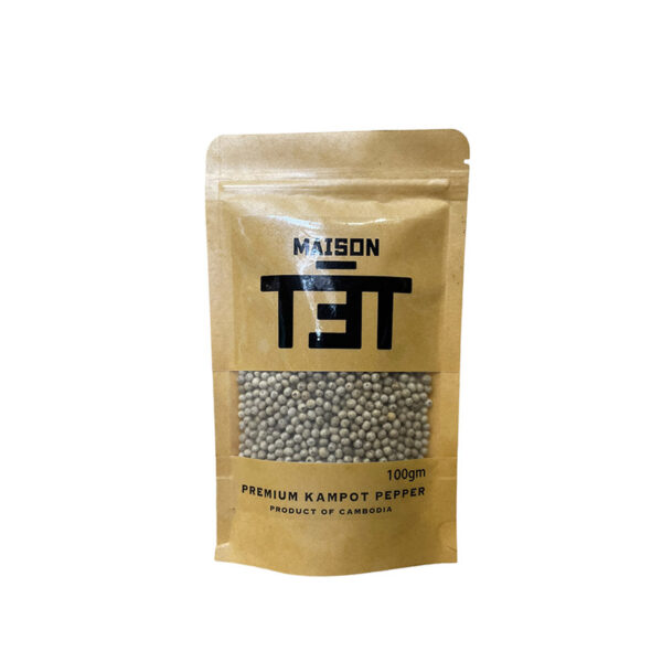 Premium kampot white pepper